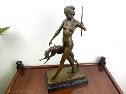 Art deco bronze - deco, skulptur