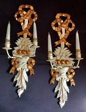 2 wunderschöne geschnitzte