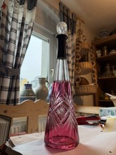 Antiker Flakon Antikglas Rubin