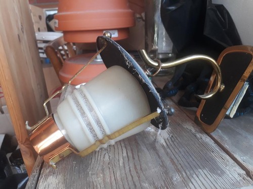 Kleine antike wandlampe - kleine,