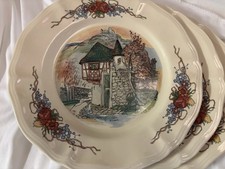 Obernai Porzellan Teller Suppenschüssel Servierplatte 31 Teile