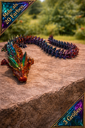 Crystal dragon beweglicher - dragon,
