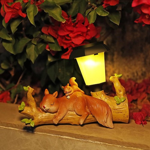 Gartenfigur eichhörnchen mit - gartenfigur,