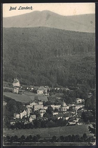 Ansichtskarte bad landeck - ansichtskarte,