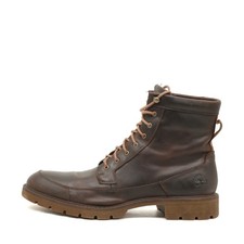 Timberland Herren A26GE Schnürstiefel Braun Leder High-Top Boots Stiefel EU 44