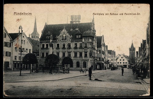 Mindelheim marktplatz mit - marktplatz,