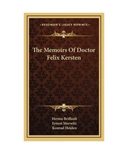 The Memoirs of Doctor Felix Kersten