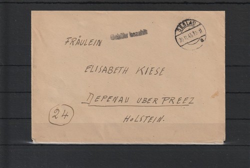Gebühr bezahlt brief - bezahlt, oeslau