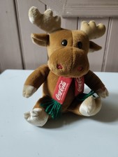 Coca Cola Elch Rudi 22 cm McDonalds 2001 mit Sound getestet Sammler RARITÄT 