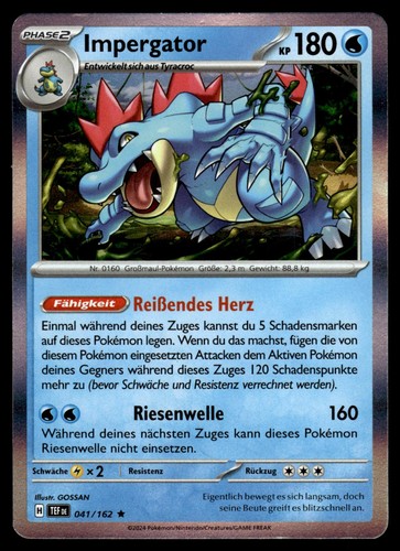 Impergator 041 holo - holo, pokemon