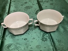 2 Seltmann Weiden, Suppentassen nur Obere Andrea, weiss,