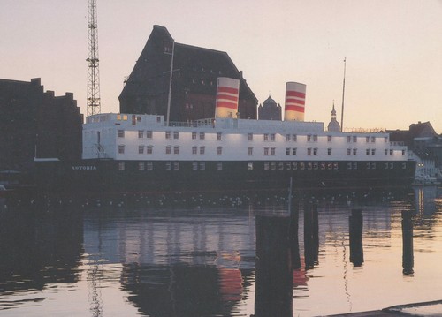 Stralsund hotelschiff - ak,