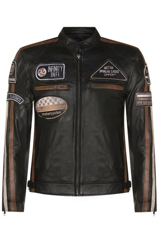 Herren schwarz leder - herren,