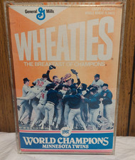 1987 Minnesota Twins Wheaties