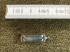 DDR Mini Mundharmonika Vermona ohne Anhänger Spielzeug Souvenir 3,8cm