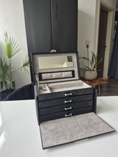 Windrose Schmuck Koffer Leder Nachlass