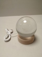 3D Kristallkugel Nachtlicht, 8cm Sonnensystem Glaskugel, 3D Sonnensystem Planet