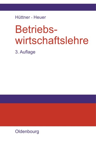 Betriebswirtschaftslehre 3rd