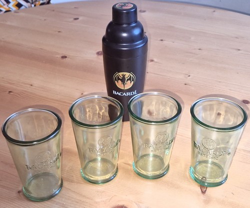 Bacardi set cocktail shaker - bacardi,