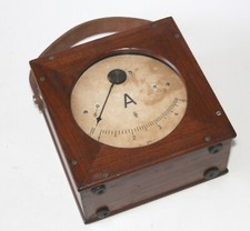Antikes Amperemeter   5A/10A  AC u DC  SIEMENS u. HALSKE dreißiger Jahre ok !