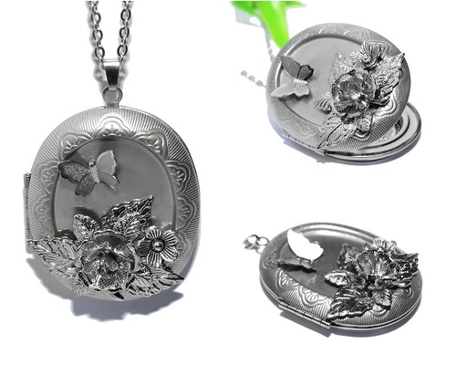 Medaillon kette anhänger - 3d,