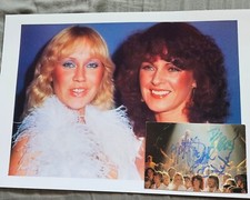 ABBA real autogramm autograph signed VOYAGE original + Photoprint