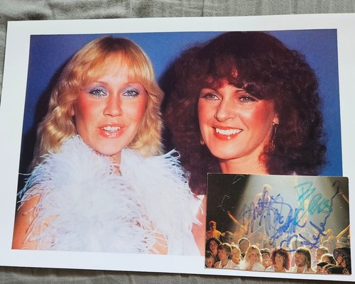 Abba real autogramm autograph - abba,