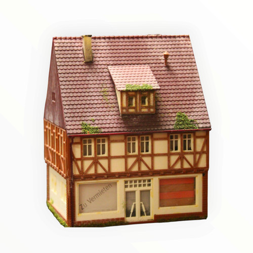 Diorama altstadt wohnhaus - h0,