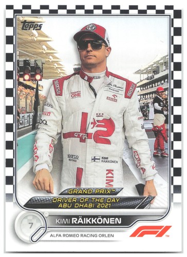 Kimi raikkonen 2022 topps - kimi,