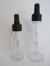 Pipetten - Flaschen Glas-Pipettenflasche Klar  20ml oder 50ml Glasflaschen 