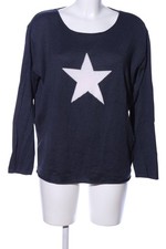 KURT KöLLN Oversized Pullover Damen Pullover Gr. DE 38 blau-weiß Casual-Look