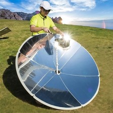 1500W Solarkocher Kleiner Solargrill mit Parabolspiegel Solarkocher Campingkoche