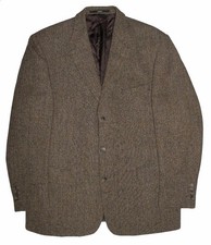 " HARRIS TWEED " Herren- SAKKO / JACKETT Marke HIRMER in braun- grau ca. Gr. 52