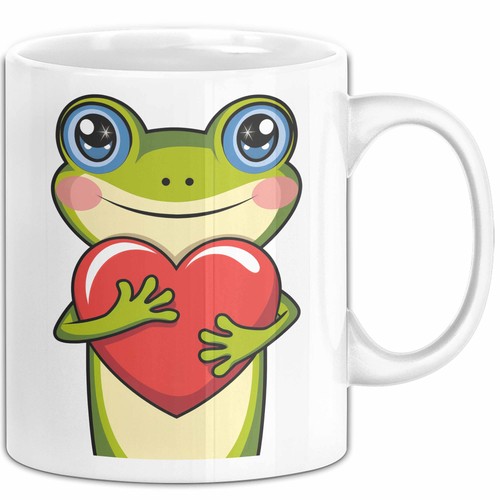 Frosch herz tasse geschenk - frosch,