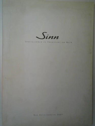 Sinn das katalogbuch - sinn-das,