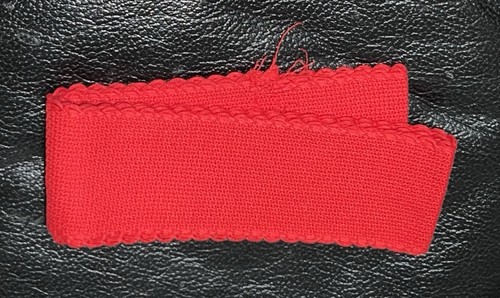 Stickband bordüre rot 100x5cm - stickband,