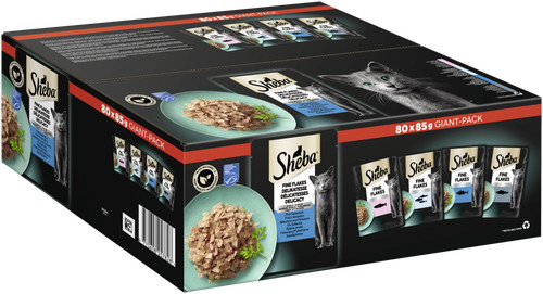 80x85g sheba katzenfutter - 80x85g,
