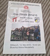 Fussballprogramm vom FC Carl Zeiss Jena