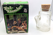 WMF Erdnusskanne Nusskännchen Nussspender Glas 70er Vintage mit OVP