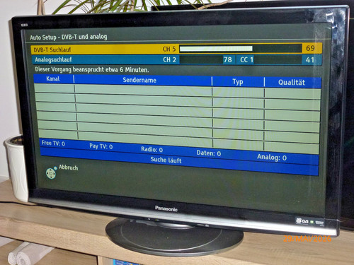Fernseher 37zoll panasonic - fernseher,