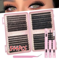 Wimpern Cluster 544PCS Wimpern