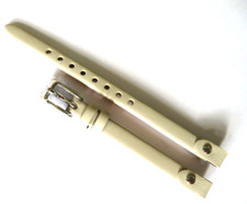 FOSSIL Original Ersatz Lederarmband ES3808 Uhrband Beige 7 mm Uhrband strap 