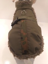 Wintermantel Hundemantel khaki