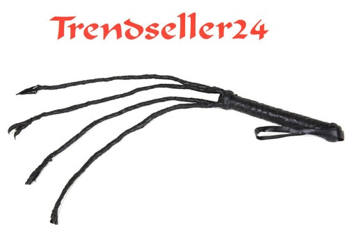 Peitsche 4zügig hartes leder - hartes,