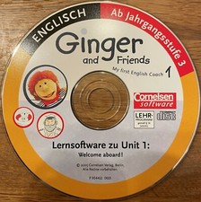 PC CD-ROM: Ginger and Friends - My first English coach 1 – Cornelsen ab 8 Jahren