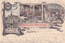 Gruß aus Magdeburg - Würzburger Bierhalle am Markt - Gaststätte