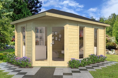 Gartenhaus holz 44mm erik - holz,