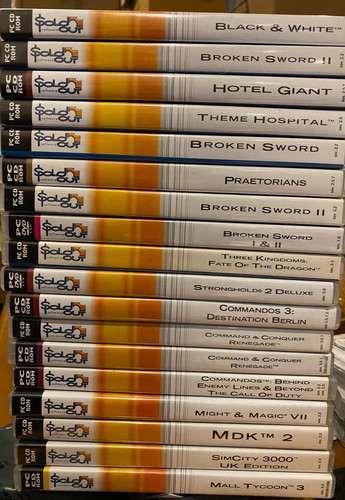 Ausverkaufte software serie - serie, pc