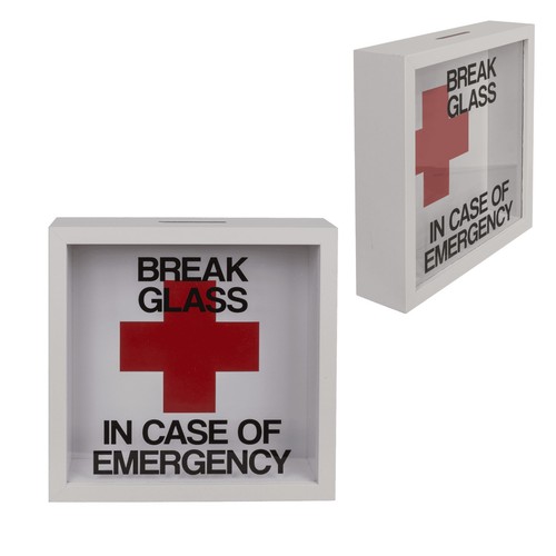 Money box emergency - money, in