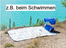 Nackenkissen mit Sonnenschutz für Strand und Outdoor